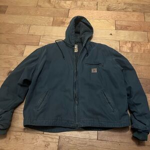 Men's Bear River Workwear Hooded Jacket in Green 3XL